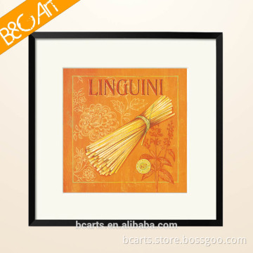 ZZ(2593) Italy food oil painting on frame
